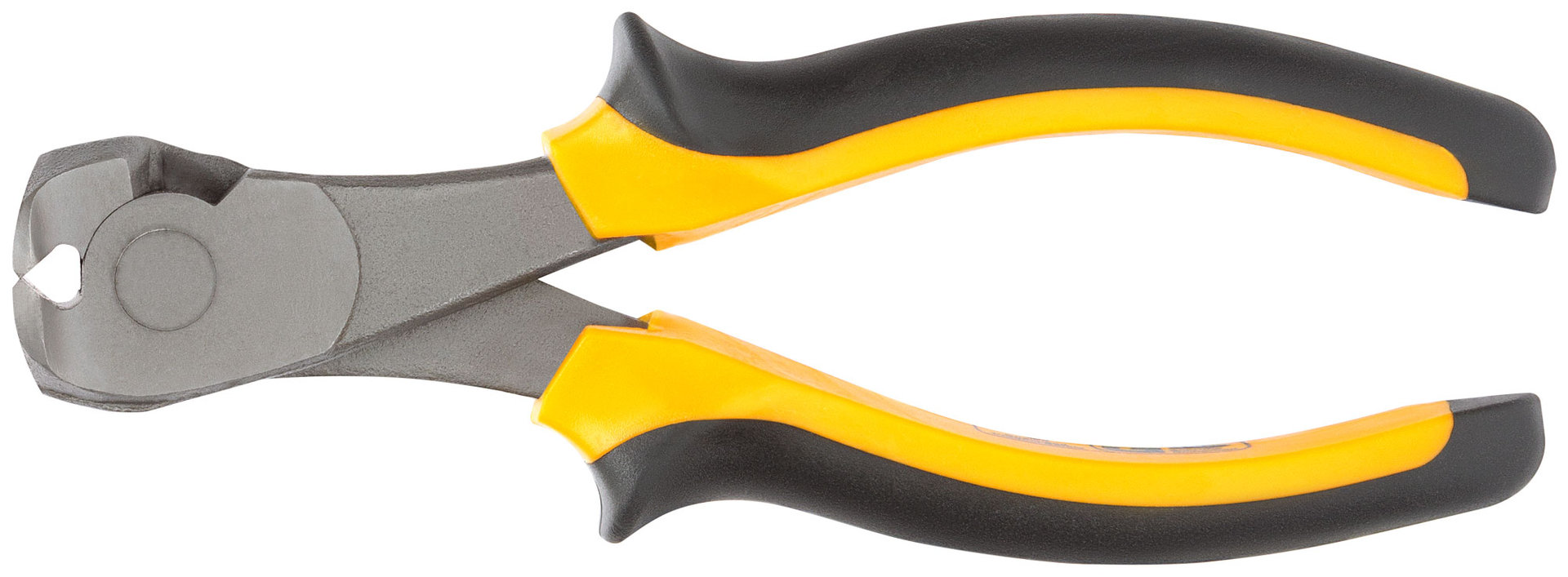 Кусачки торцевые Стайл, мягкие прорезиненные черно-желтые ручки, молибденовое покрытие 160 мм (51835)