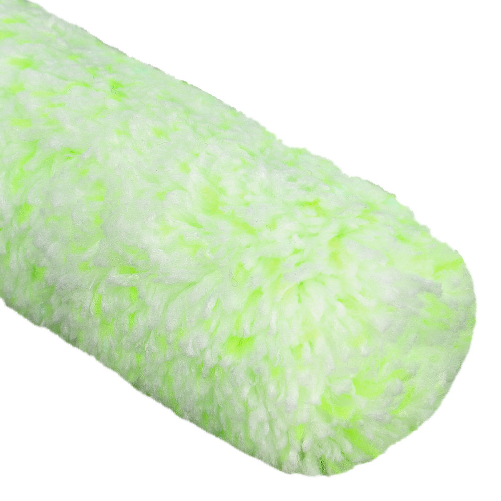 Мини-валик в сборе Работы с древесиной, 110 мм, ворс 12 мм, D 16 мм, D ручки 6 мм, микроволокно Сибртех (80596)