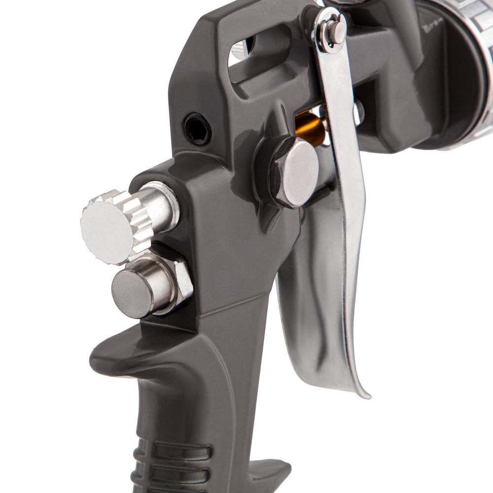 Набор пневмоинструмента, 5 предметов, быстросъемное соединение, краскораспылитель с верхним бачком Matrix (57304)