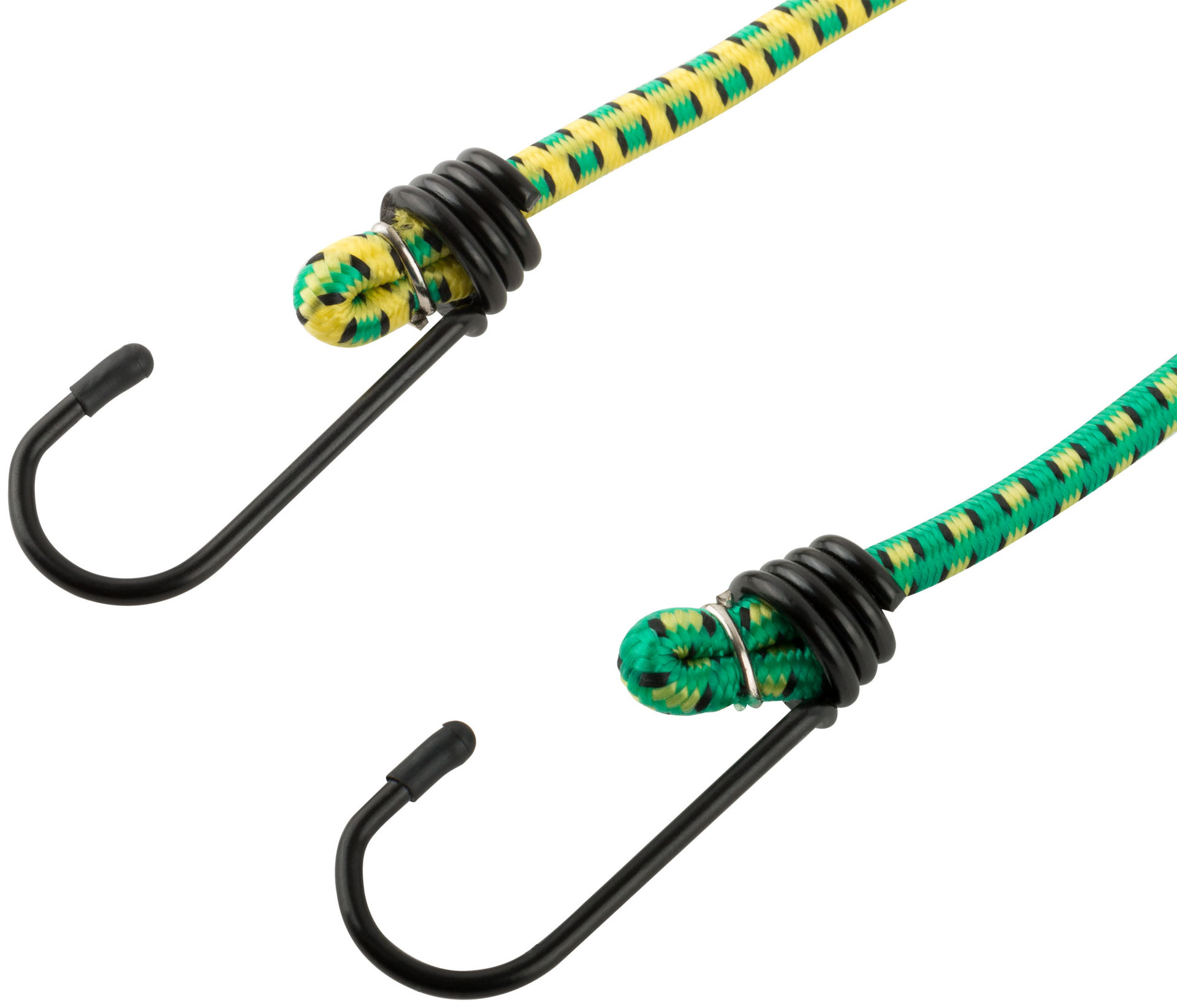 Ремни багажные резиновые, стальные крючки, 2 шт., 7х600 мм (64891)