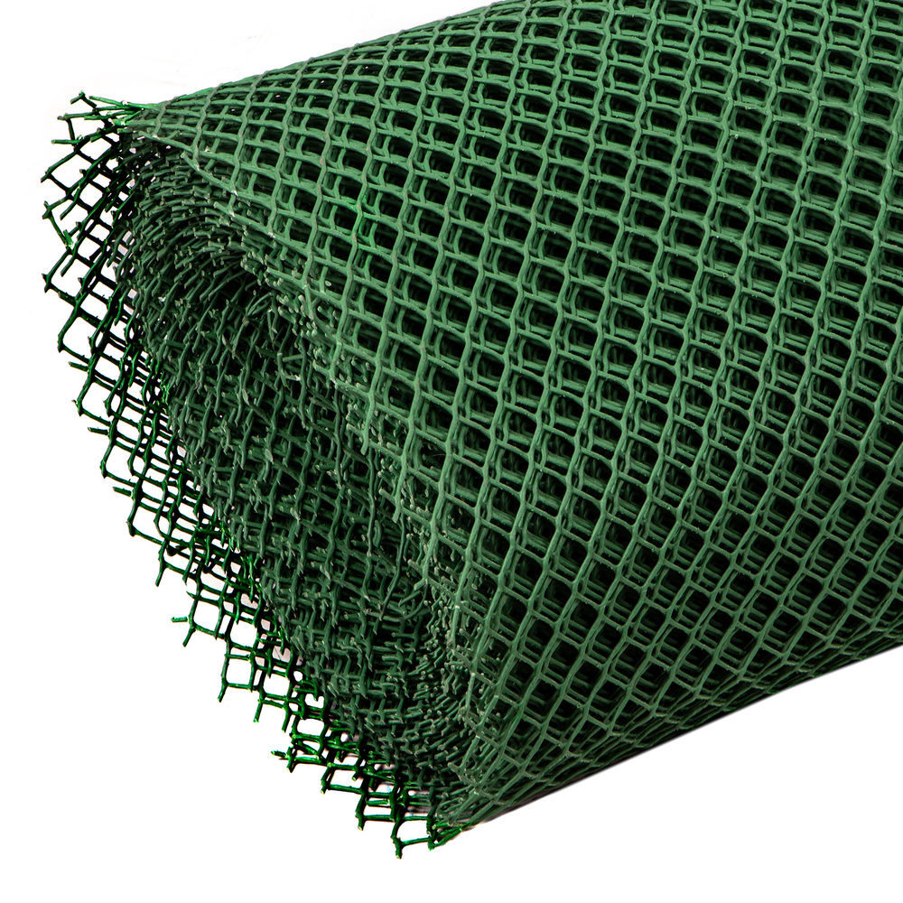 Решетка заборная в рулоне, 1.6 х 25 м, ячейка 22 х 22 мм, пластиковая, зеленая, (64525)