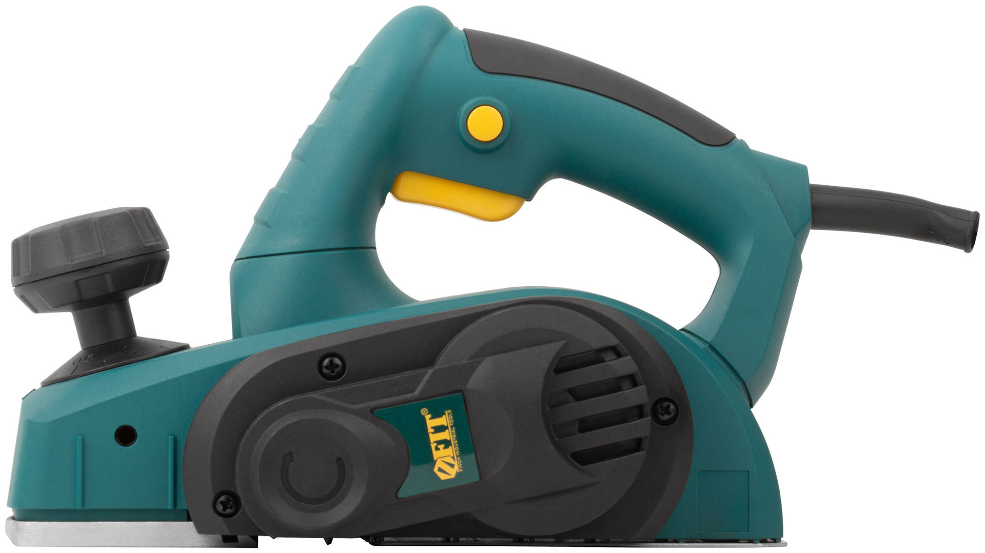 Рубанок 600 Вт; 16000 об/мин; 82 мм; 0-2,0 мм; 2,4 кг; рез. накл.; коробка (80492)