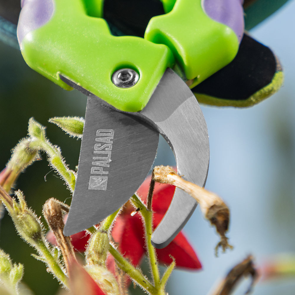 Секатор прямого реза, 150 мм, для бонсай и топиария, двухкомпонентные рукоятки, Palisad (60498)