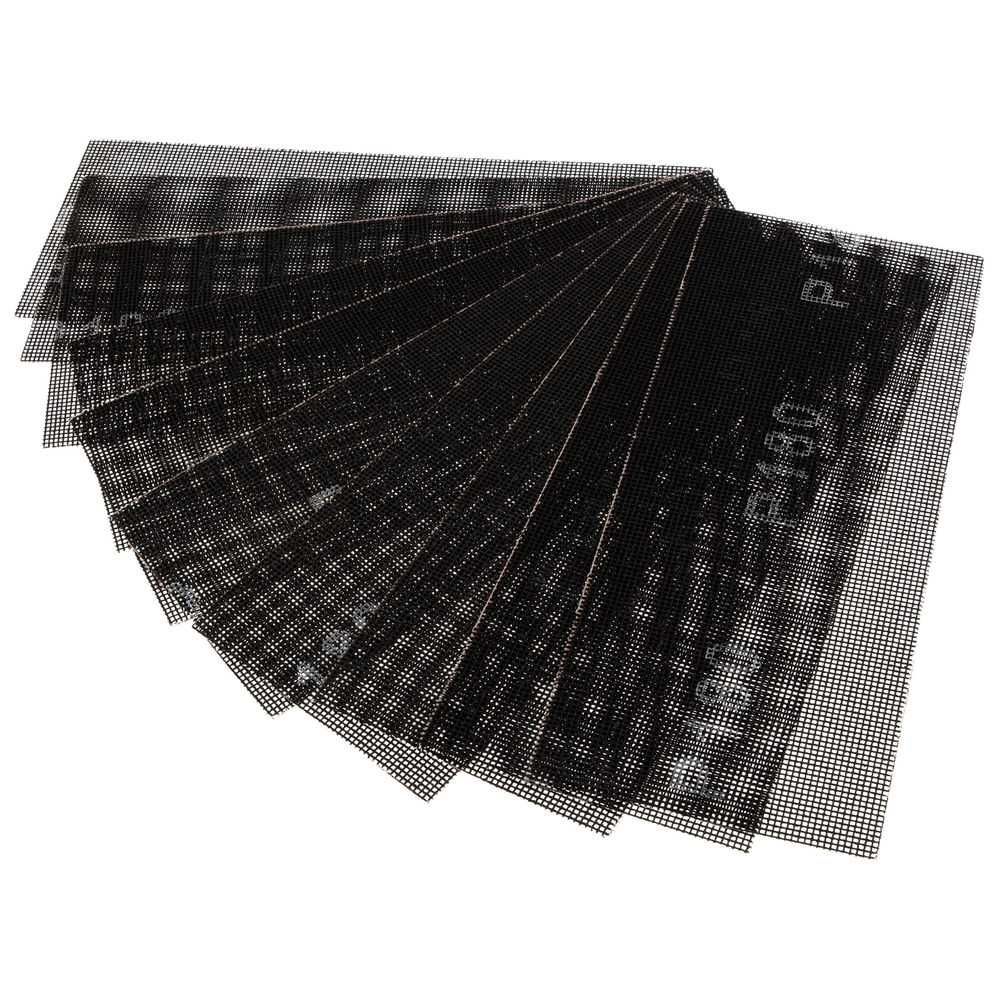 Сетка абразивная, P 180, 115 х 280 мм, 10 шт Sparta (751325)