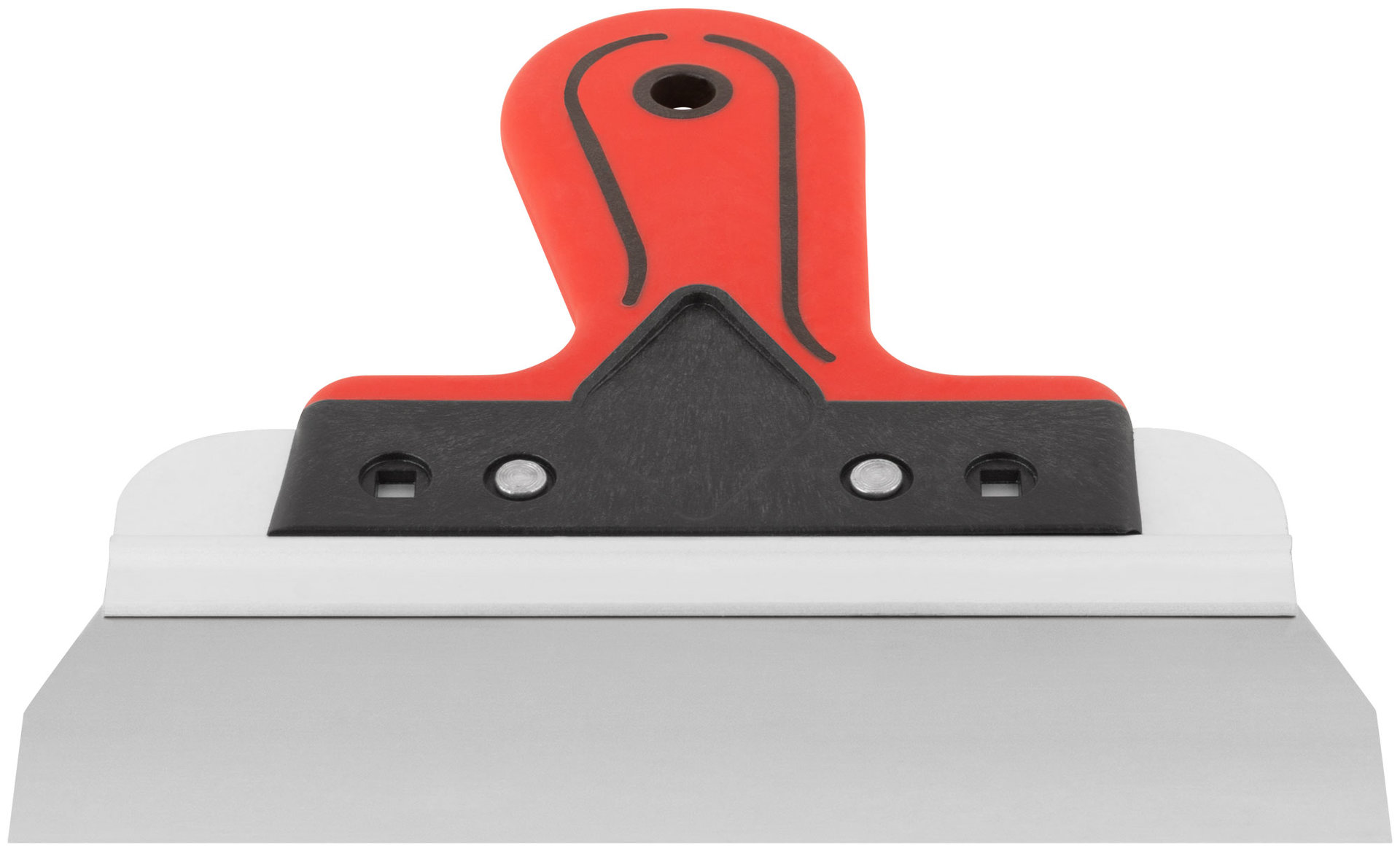 Шпатель фасадный Профи, нержавеющая сталь, прорезиненная ручка 200 мм (06422)