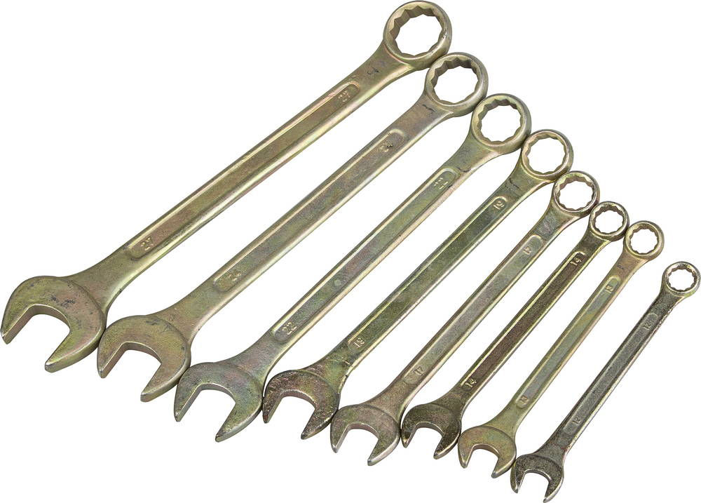 Набор комбинированных гаечных ключей 8 шт, 12 - 27 мм STAYER 27094-H8