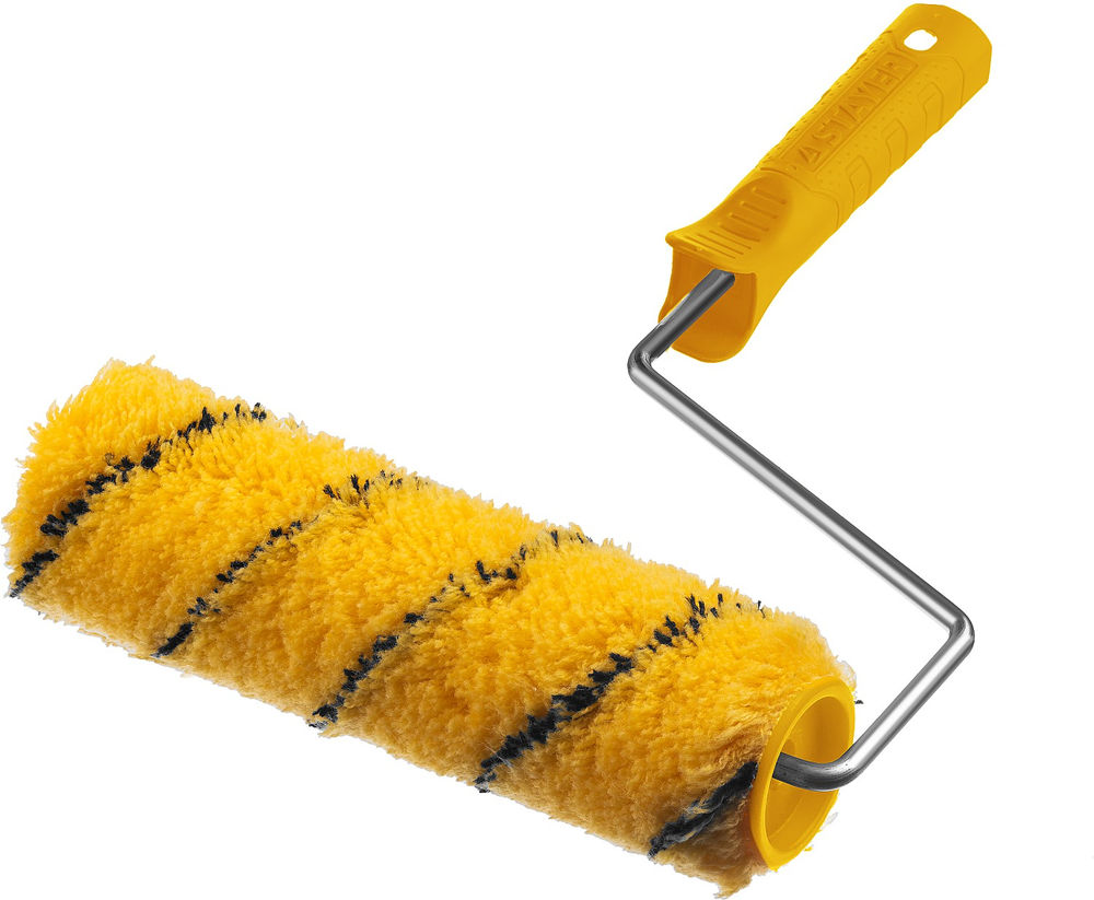 Валик малярный DUALON, 40 х 180 мм, бюгель 6 мм, ворс 12 мм, полиакрил, все виды ЛКМ STAYER 03184-18_z02