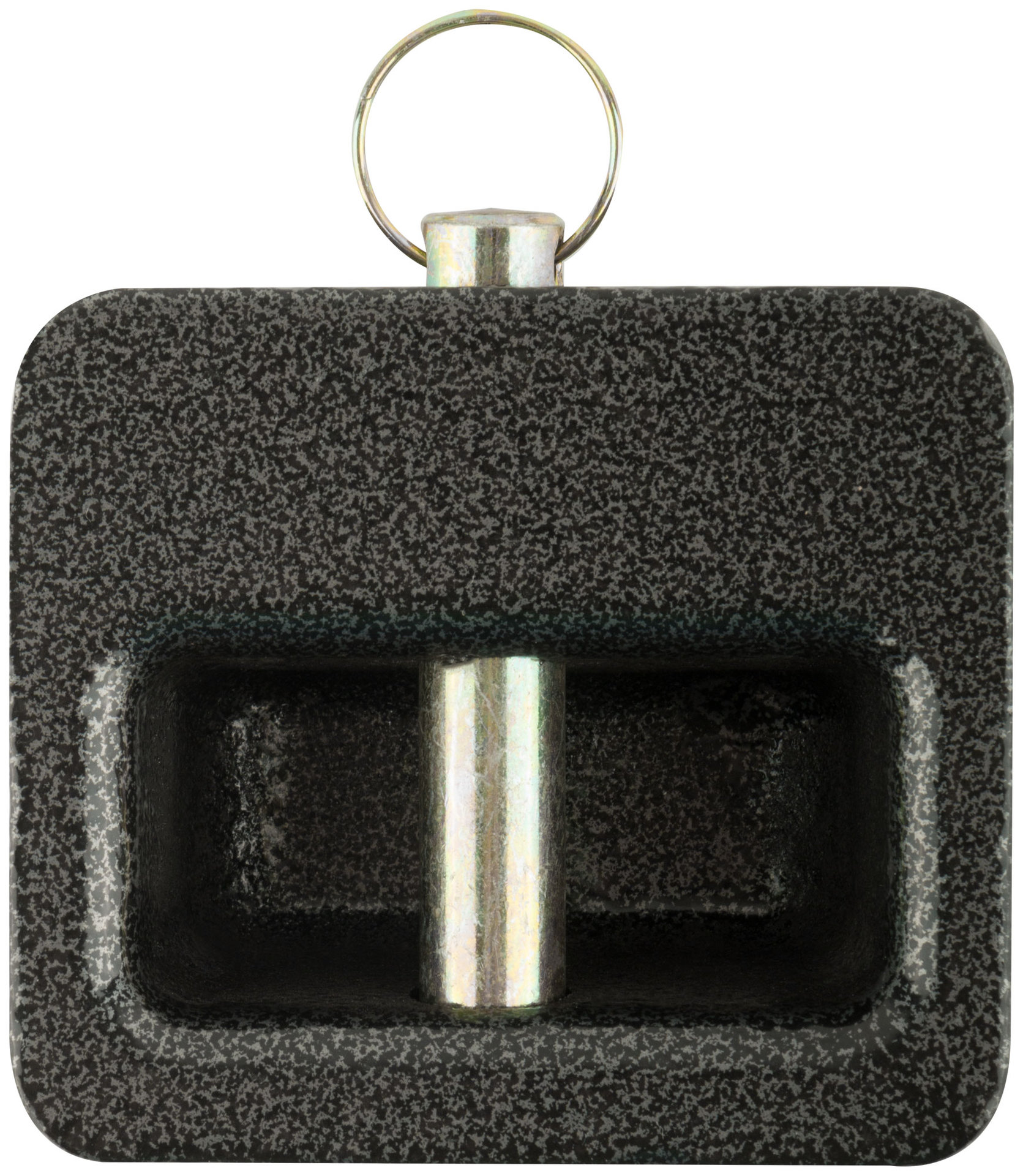 Замок навесной с закрытой дужкой 80x70x40 мм, стальная дужка 11,7 мм (67031)