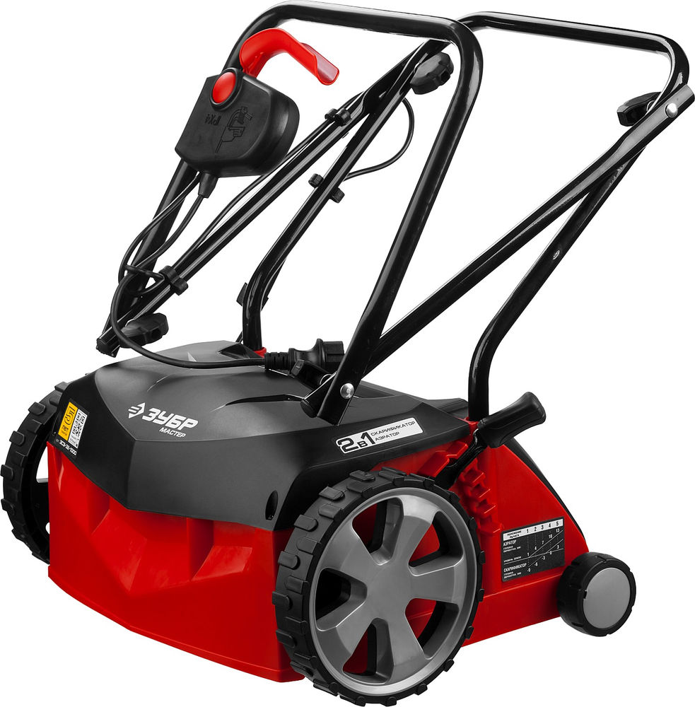 Скарификатор-аэратор электрический 1000 Вт 32 см ЗУБР ЗСЭ-32-1000