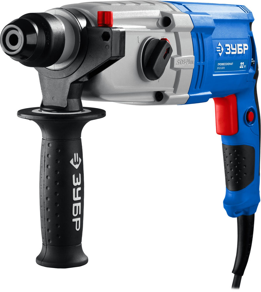 Перфоратор SDS Plus 32 мм 1100 Вт Профессионал ЗУБР ЗП-32-1100 К