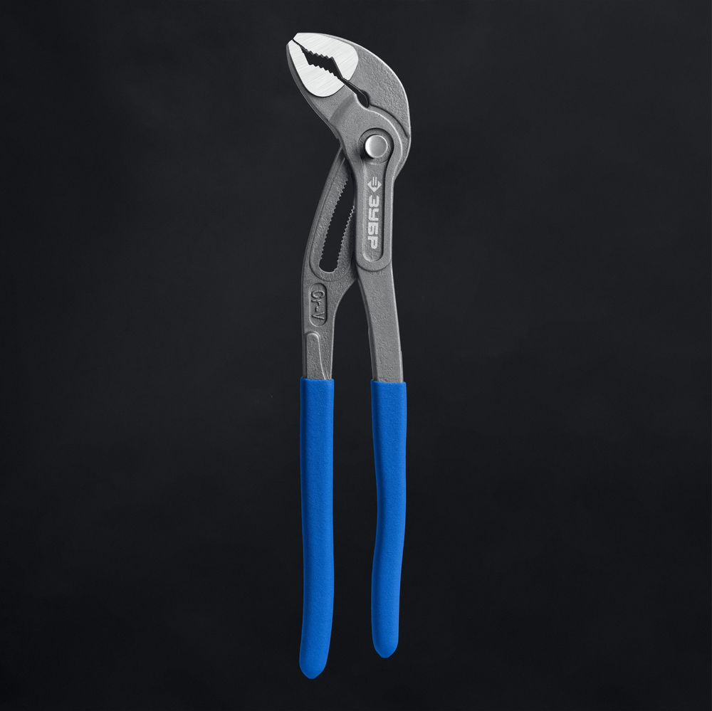 Клещи переставные с быстрым перемещением 300 мм, захват 70 мм, CrV ЗУБР Профи 22441-30