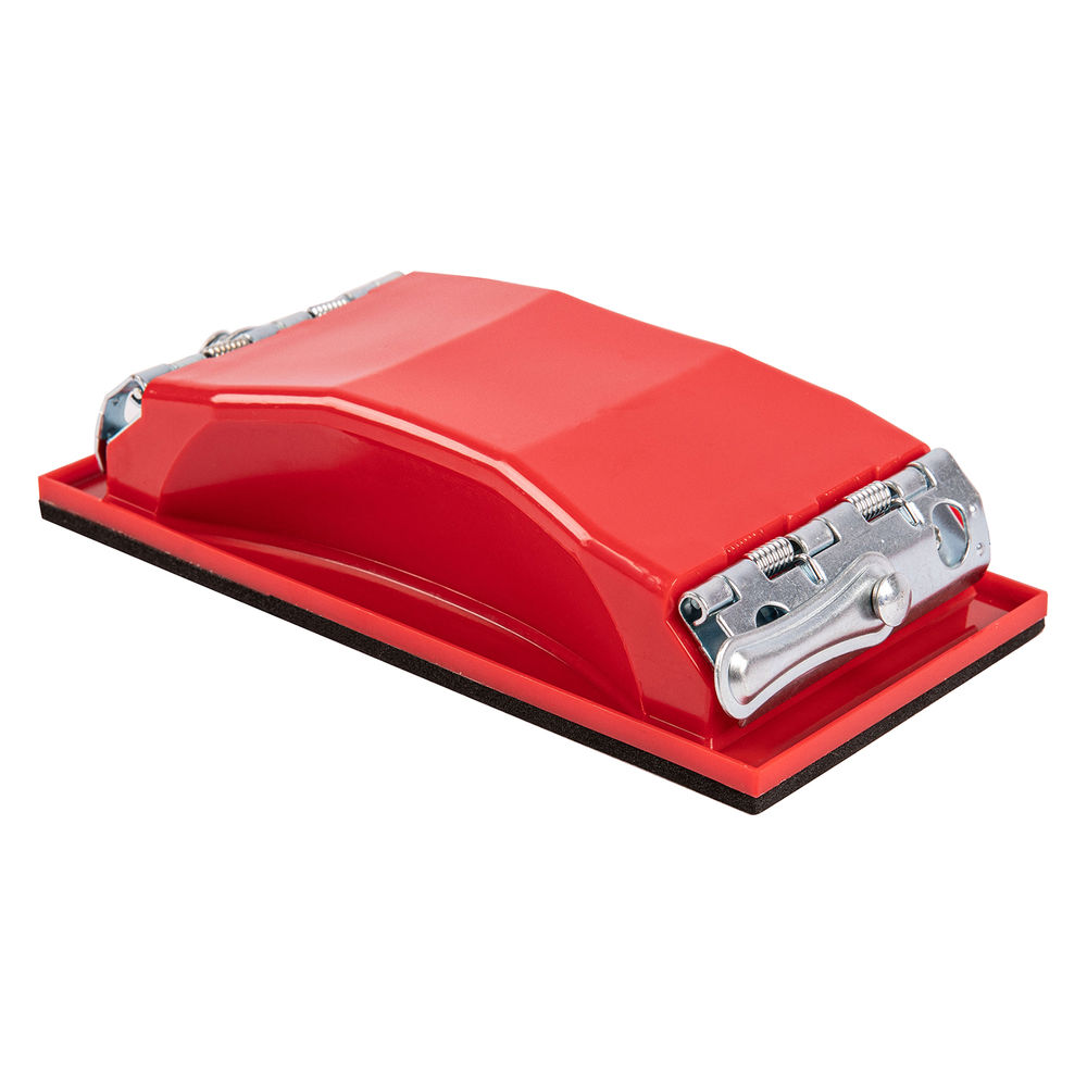 Брусок для шлифования, 160 х 85 мм, пластиковый с зажимами Matrix (75820)