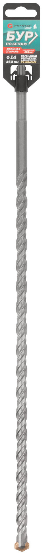 Бур по бетону, SDS-Plus, GreatFlex Light, 14x460 мм (56-14460)