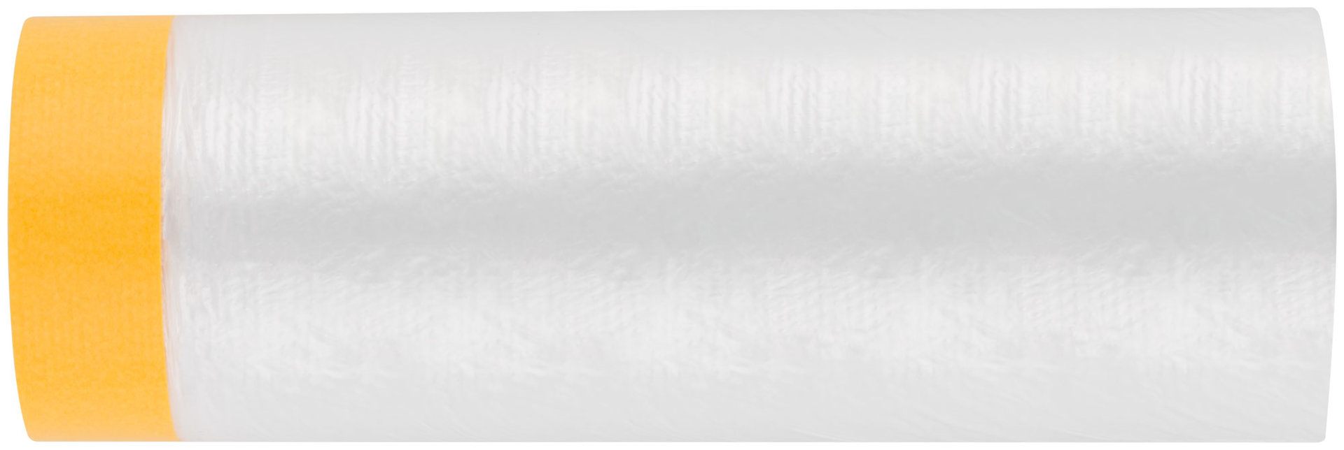 Укрывная пленка с золотистой малярной лентой, статически заряжена, 7 мкр., 270 см х 17 м, Clever Cover, 30-7118