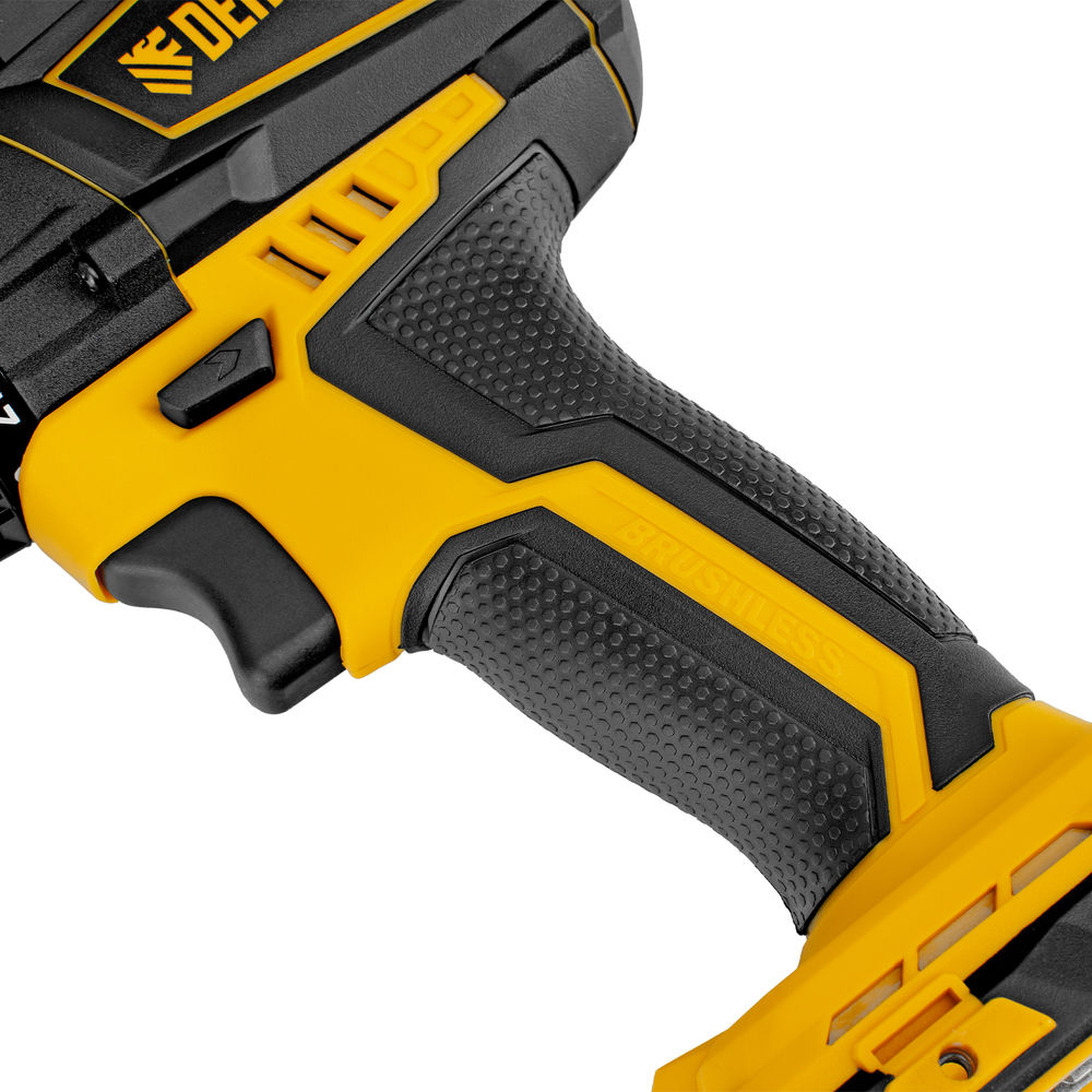 Дрель-шуруповерт аккумуляторная, бесщет. BLDL-IB-18-0, Li-Ion, 18 В Denzel (26122)