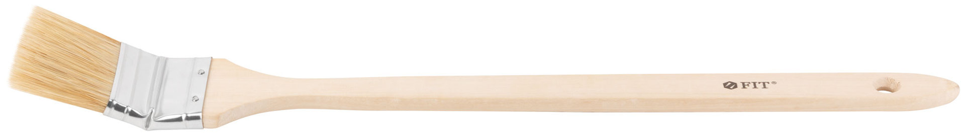 Кисть радиаторная, натуральная светлая щетина, деревянная ручка 2 (50 мм) (01215)