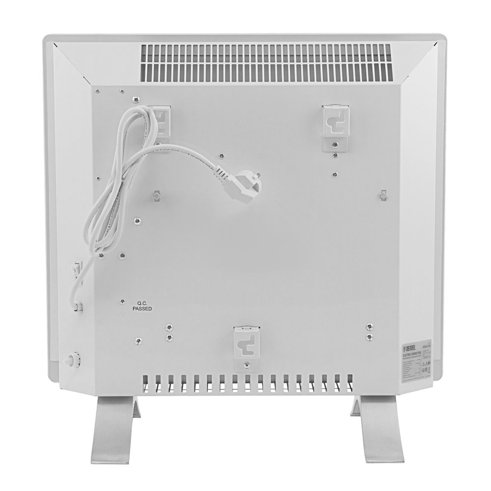 Конвектор электрический OptiPrime-1000, Wi-Fi, тачс, цифровой термостат, 1000 Вт Denzel (98121)