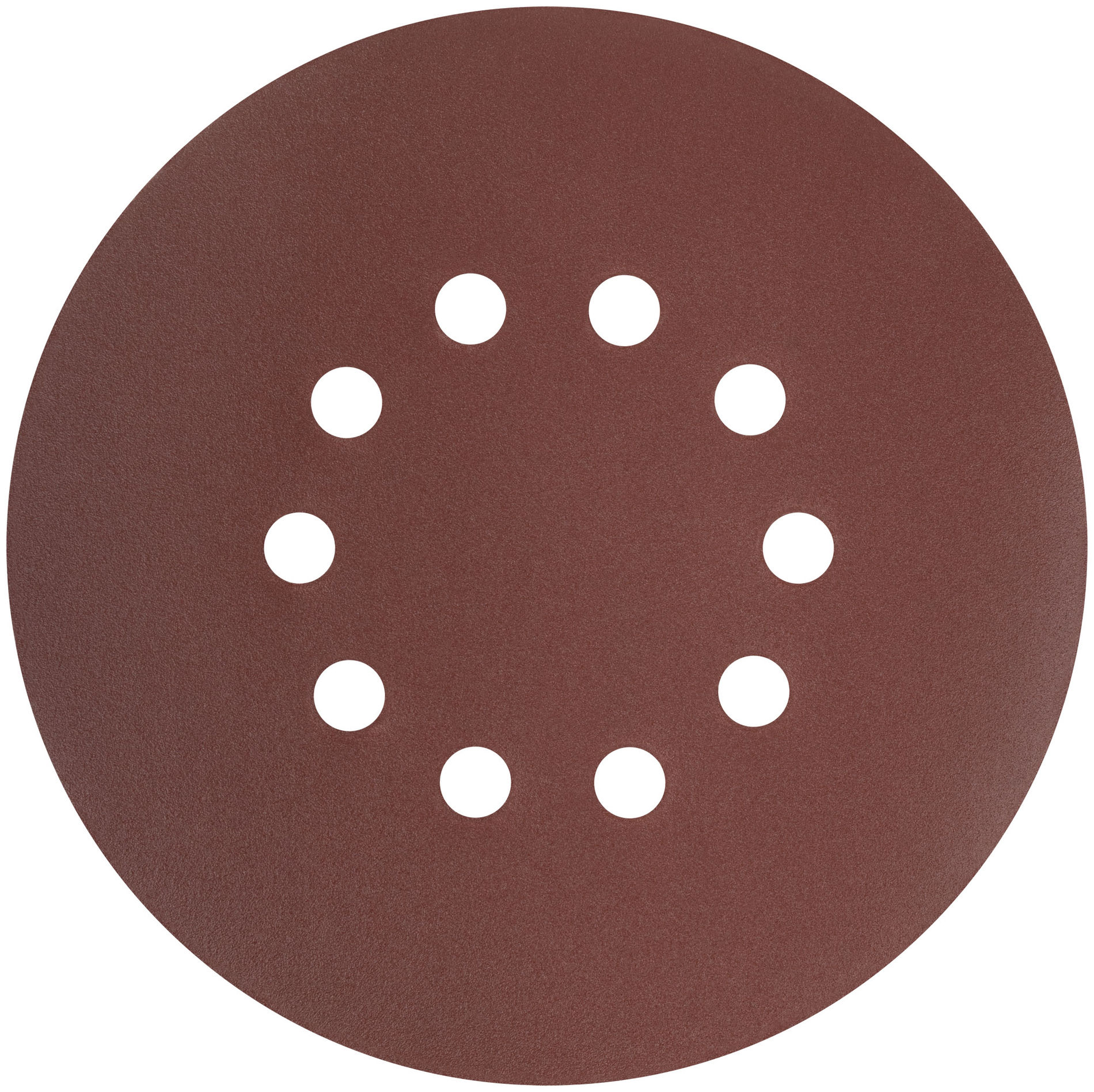 Круги шлифовальные с отверстиями (липучка), алюминий-оксидные, 225 мм, 5 шт. Р 150 (39897)