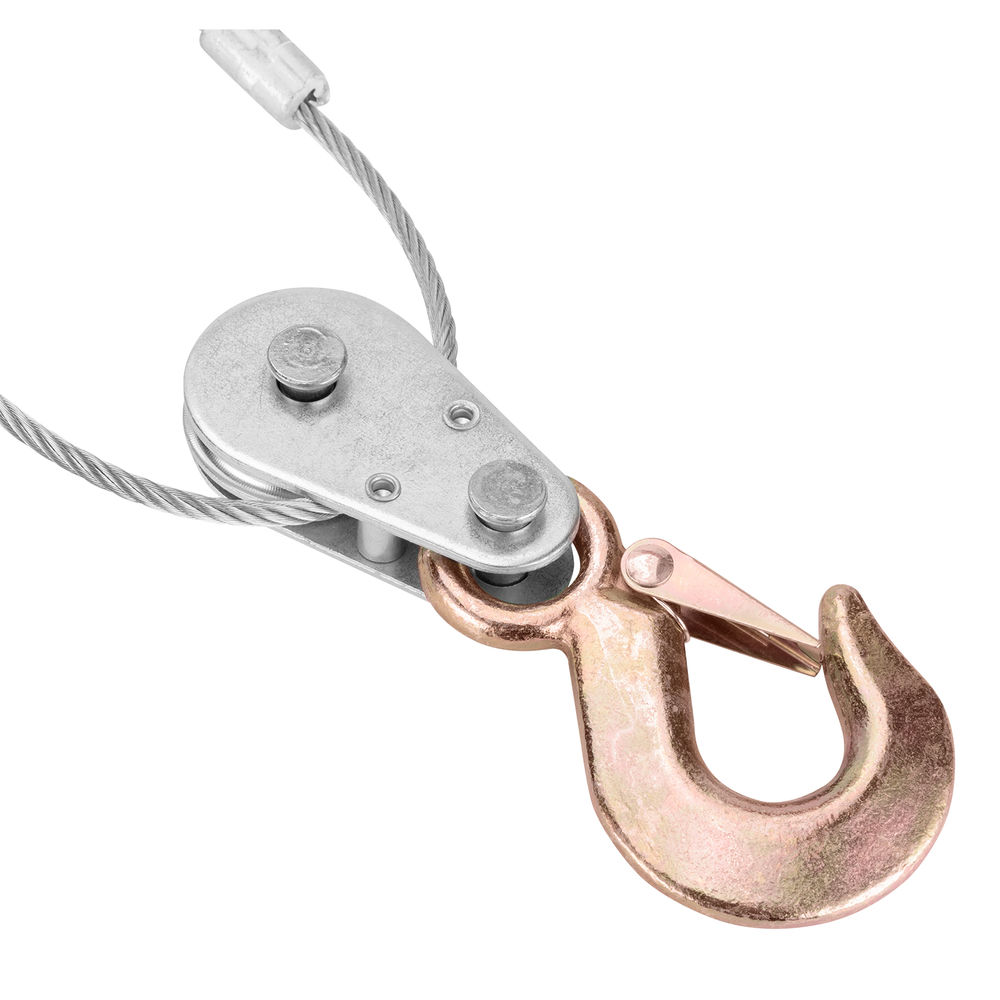 Лебедка рычажная, тяга 2 т, подъем 0.8 т, двойное храповое колесо Matrix (52260)