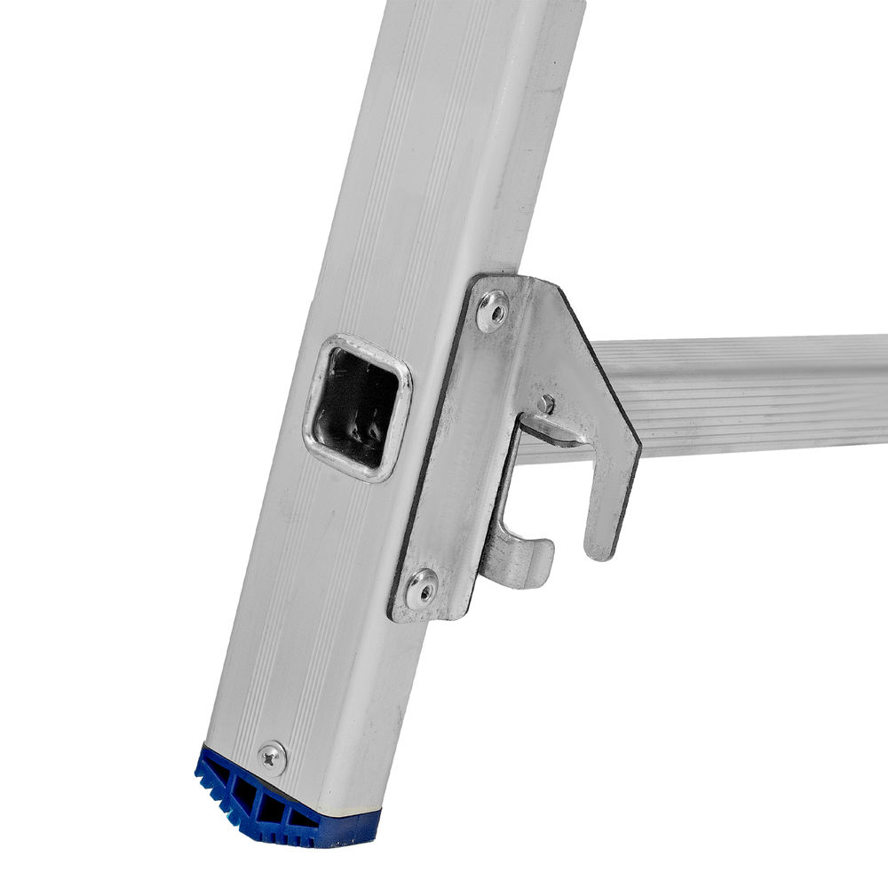 Лестница, 2 х 9 ступеней, алюминиевая, двухсекционная, Сибртех (97909)