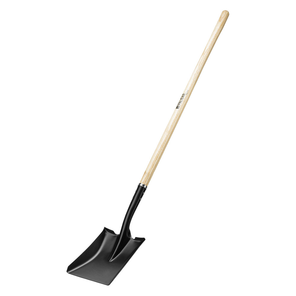Лопата совковая, 230х285х1500 мм, деревянный лакированный черенок, LUXE Palisad (61378)