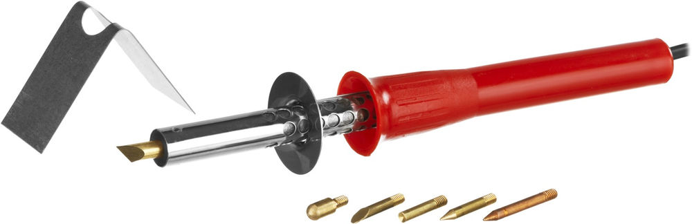 Прибор для выжигания 450°C, 220 В, 40 Вт, 6 насадок MIRAX 55430-H6