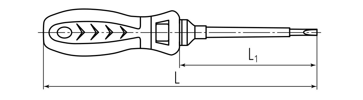 Набор диэлектрических отверток Профи НИО-4412 (КВТ) 78615
