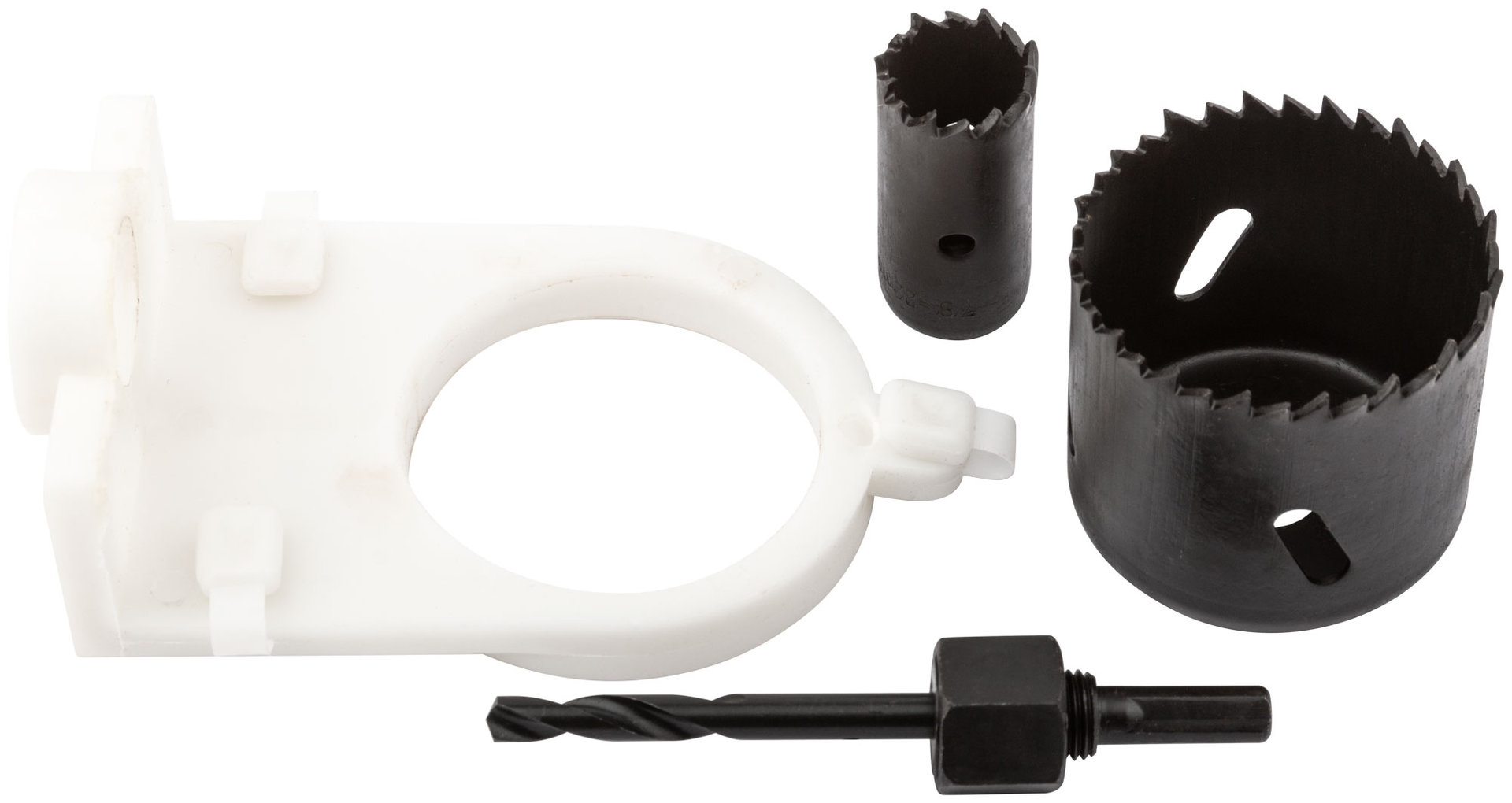 Набор для врезки замков с пластиковым шаблоном, 3 шт. (22/54 мм)