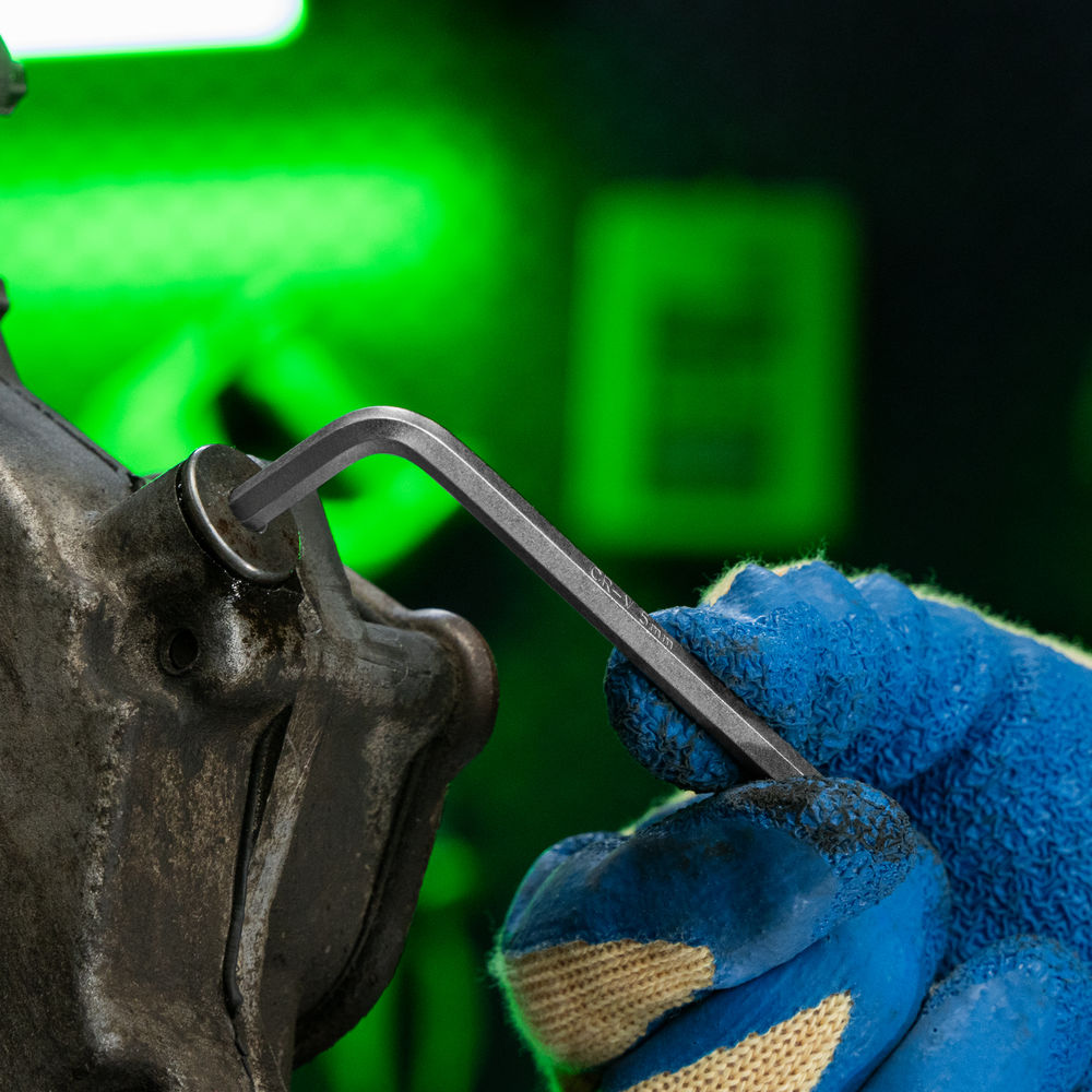 Набор ключей имбусовых, HEX, 2-12 мм, CrV, 9 шт., с шаром Сибртех