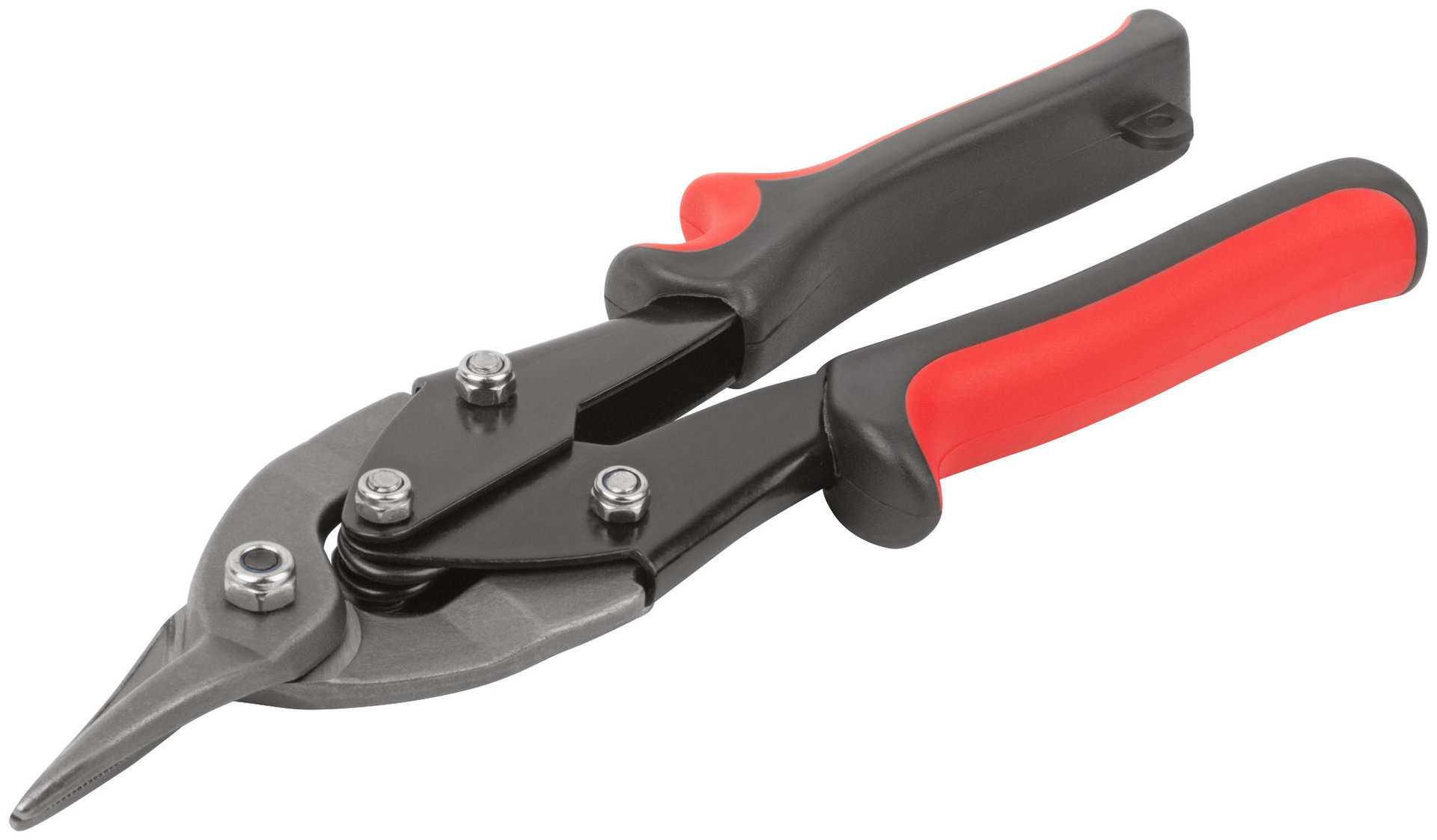 Ножницы по металлу усиленные CrV Профи, прорезиненные ручки, левые 250 мм (41571)