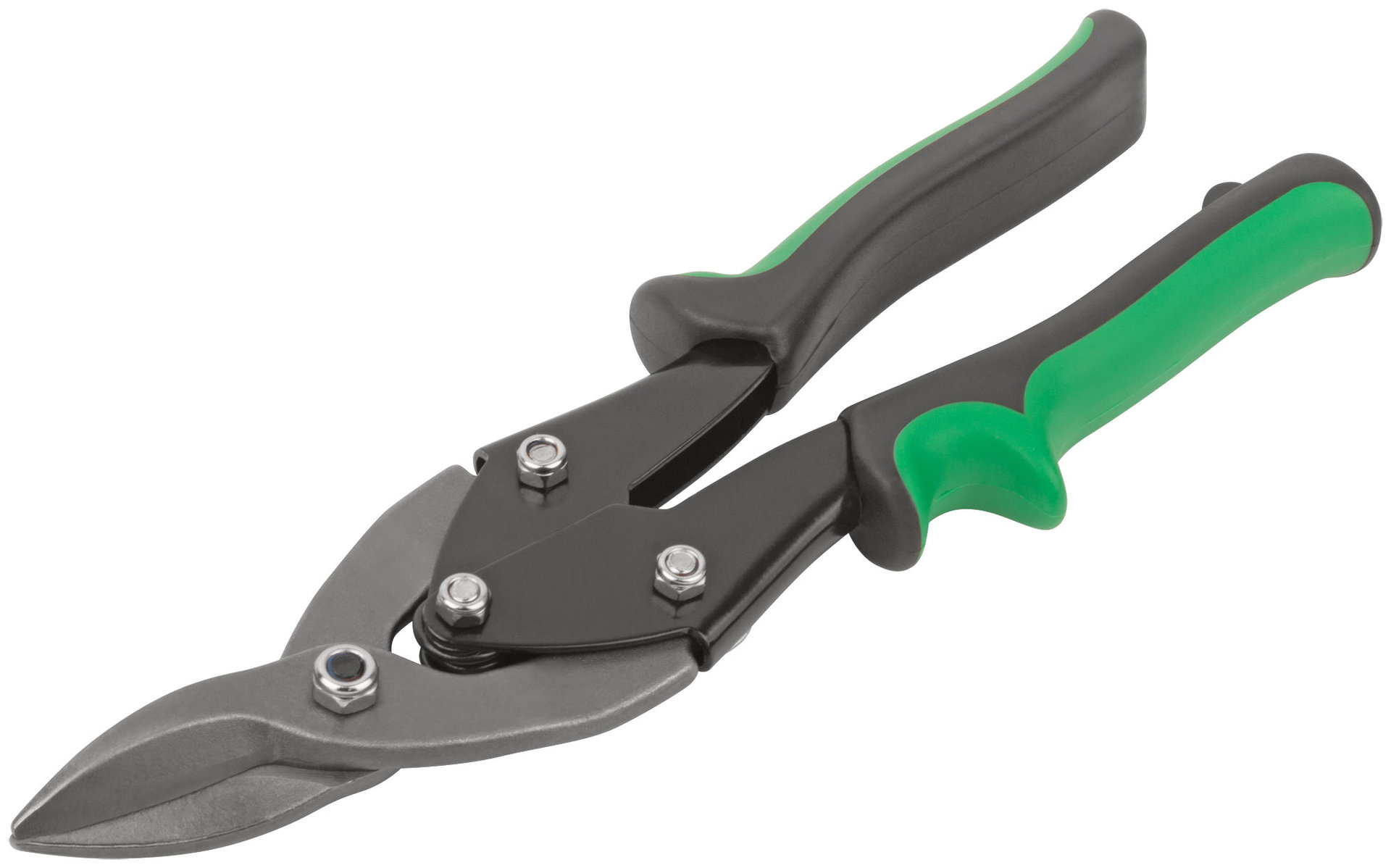 Ножницы по металлу усиленные CrV Профи, прорезиненные ручки, правые 250 мм (41572)