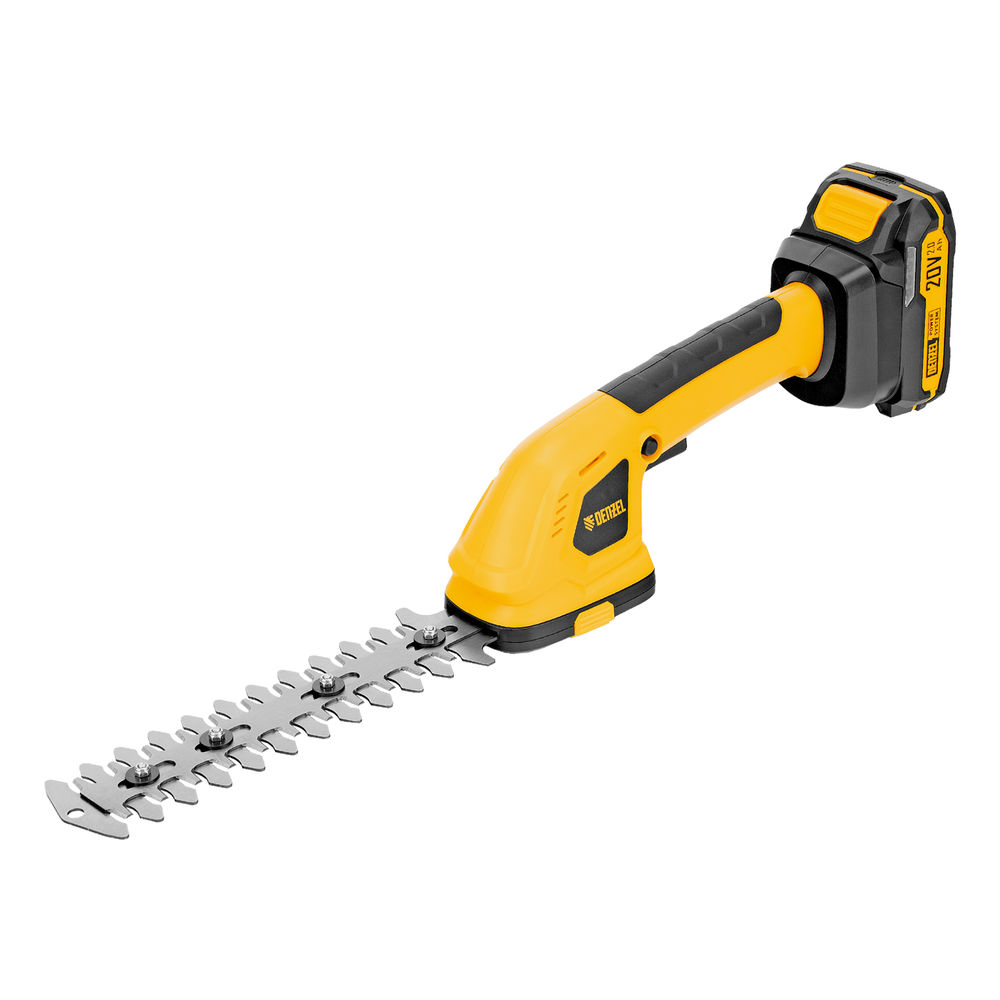 Ножницы-кусторез аккумуляторные GS-20, Li-Ion, 20 В Denzel (59432)