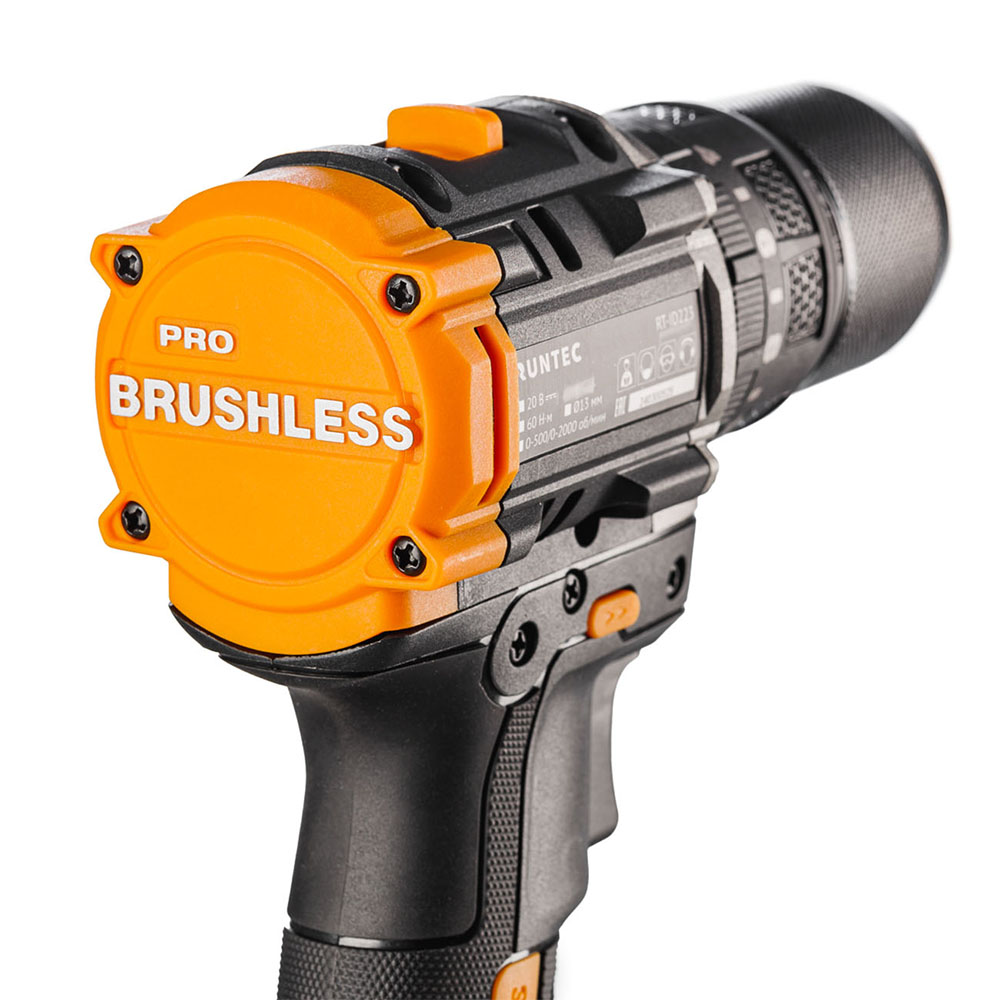 Дрель-шуруповерт ударная аккумуляторная PRO 13 мм, 20В, 2*2Ач, 60Нм RUNTEC RT-ID223