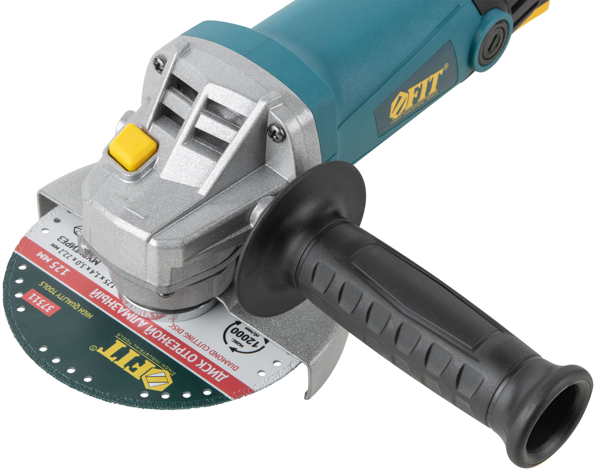 Шлифмашина угловая 720 Вт; 0-10500 об/мин; КлК 125 мм; 2,1 кг; длинная; регулир.оборотов; б/с щеток; кор. (80285)