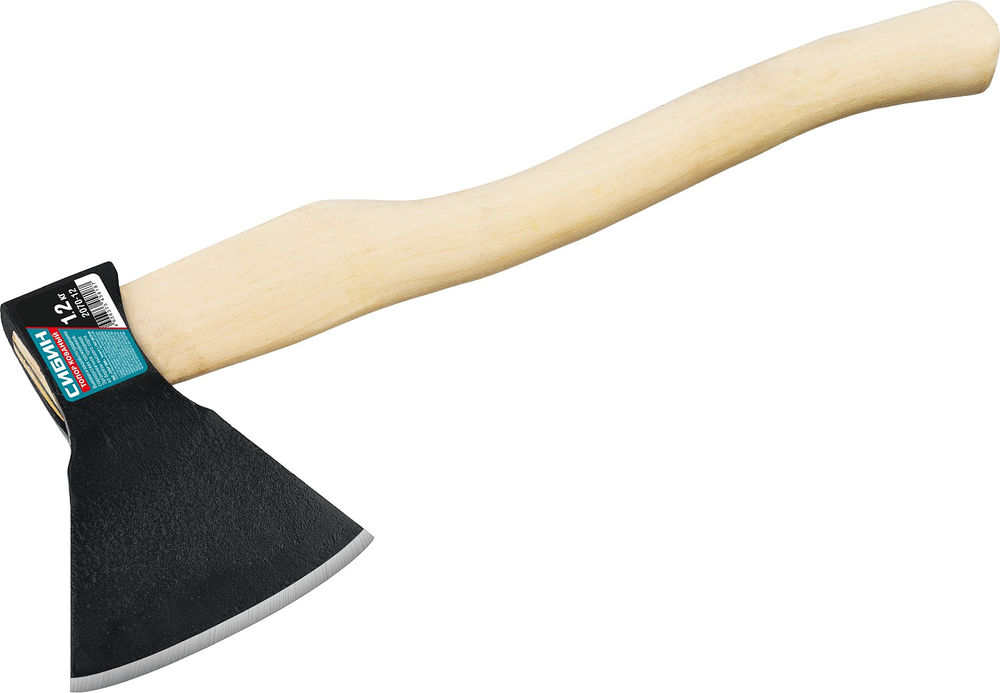 Кованый топор с округлым лезвием 1200/1550 г 500 мм СИБИН 2070-12