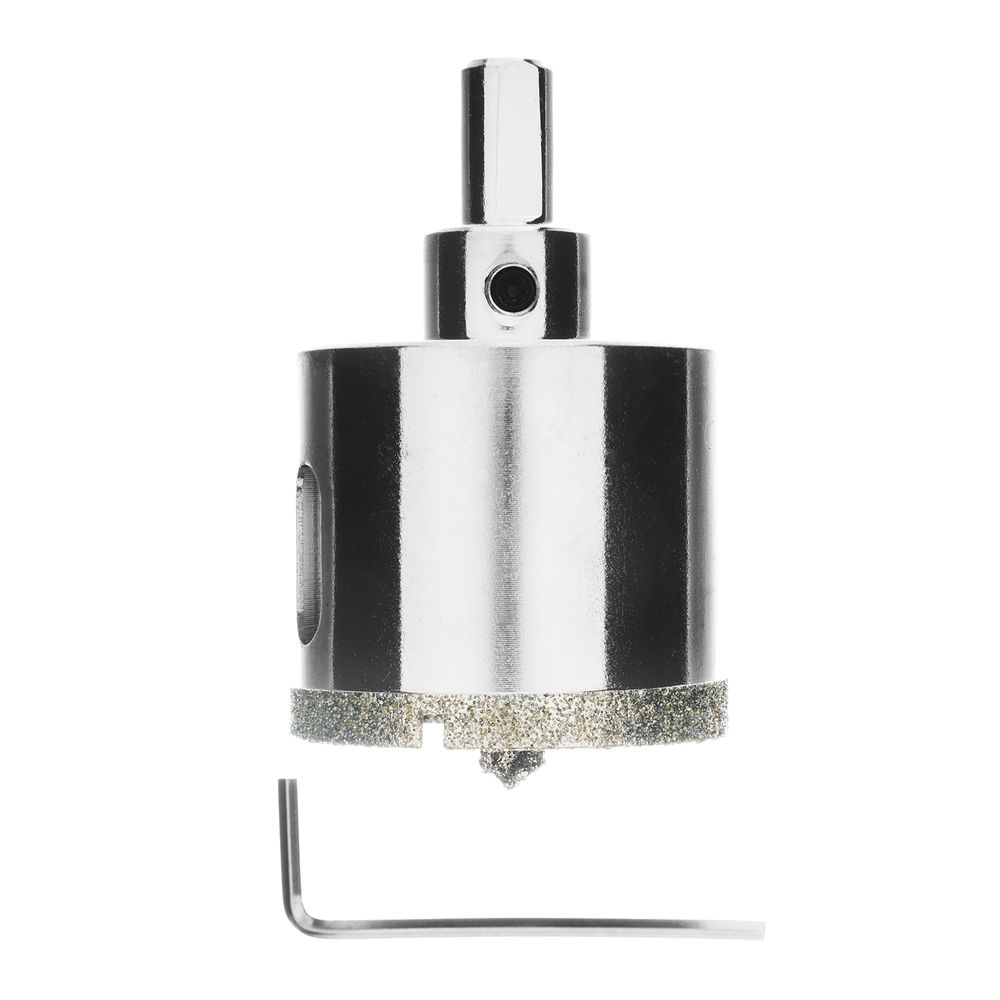 Сверло алмазное по керамограниту, 45 х 67 мм, трехгранный хвостовик Matrix (726453)