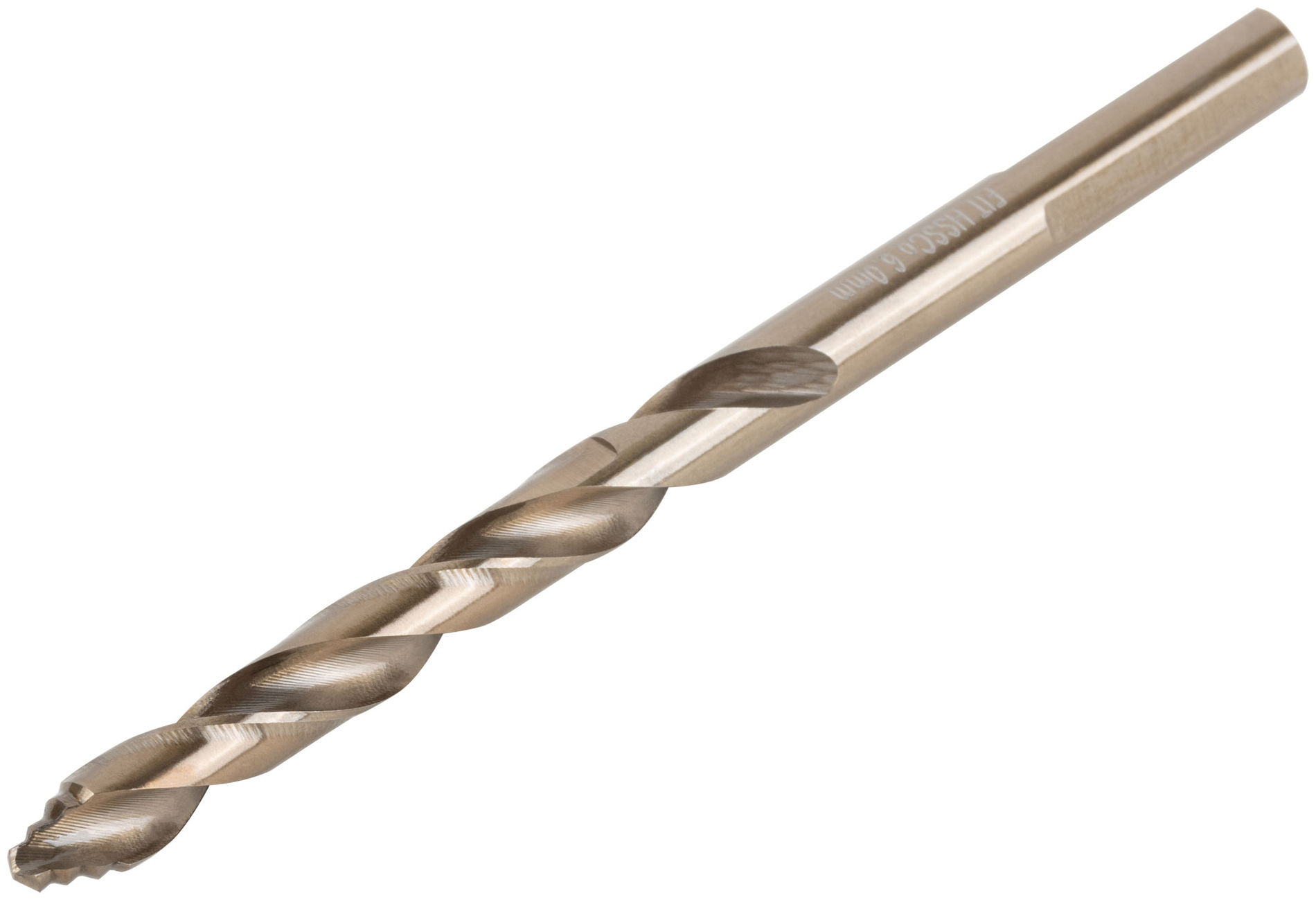 Сверло по металлу HSS, кобальт 5% Профи, ступенчатая заточка наконечника, блистер 6,0х93 мм ( 1 шт.) (33870)