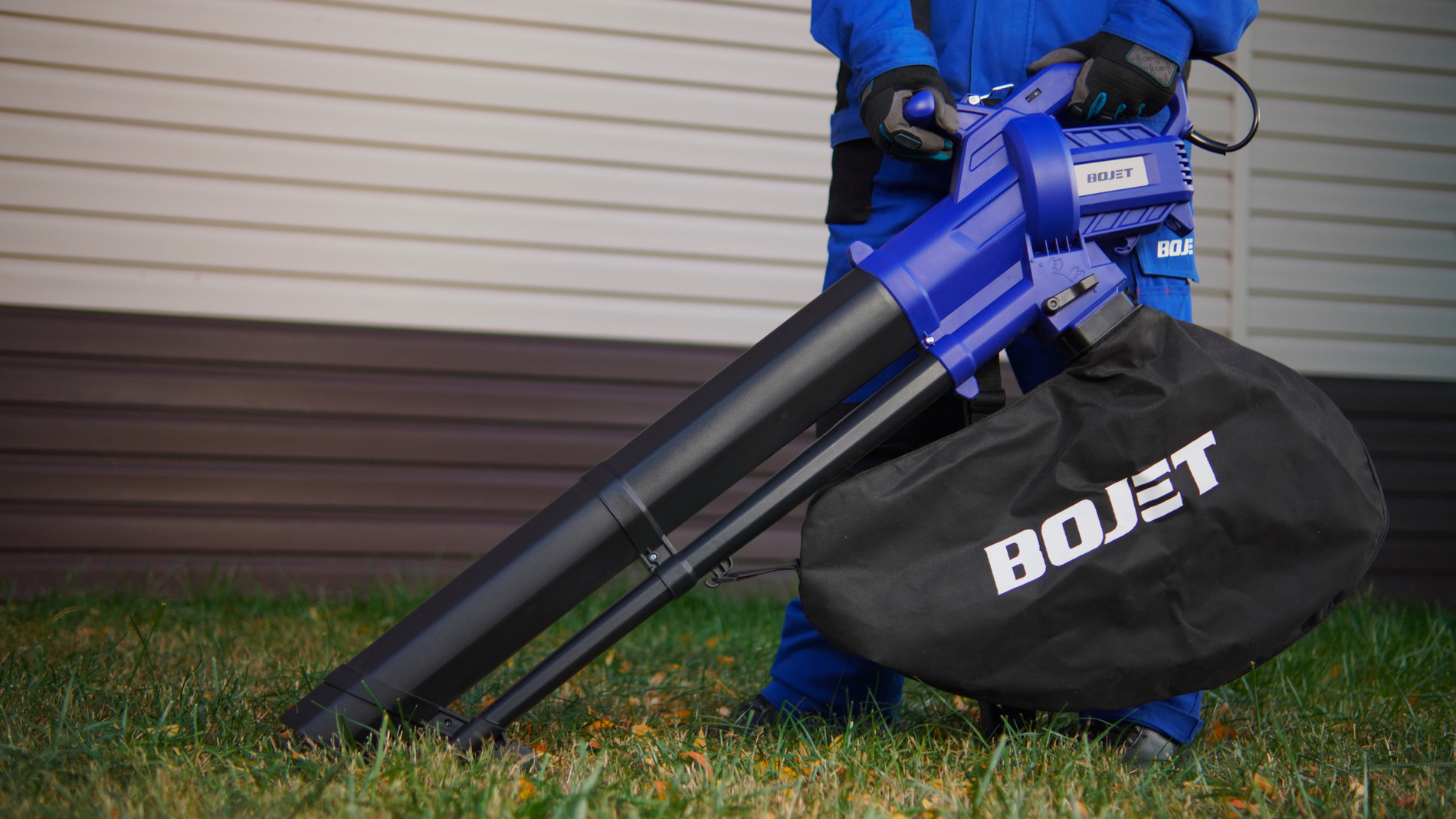 Воздуходувка - пылесос садовый, 2800Вт, 75 м/с