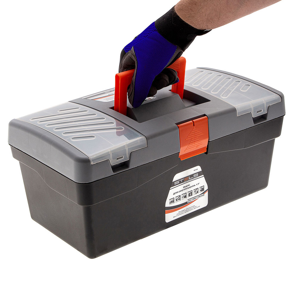 Ящик для инструмента 17, 420 х 220 х 180 мм, пластик Stels