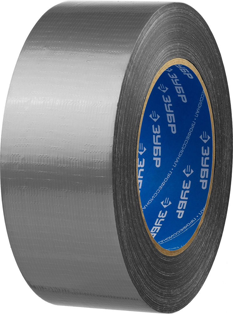 Лента армированная универсальная 48 мм, 45 м, серая, на тканевой основе ЗУБР Профессионал 12090-50-50