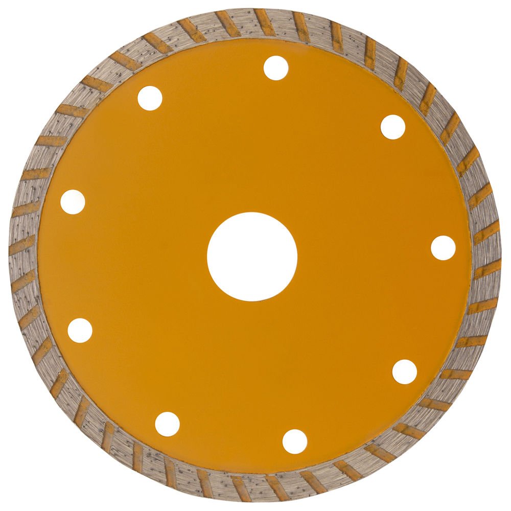 Диск алмазный, отрезной Turbo, 125 х 22.2 мм, сухая резка Denzel (73108)