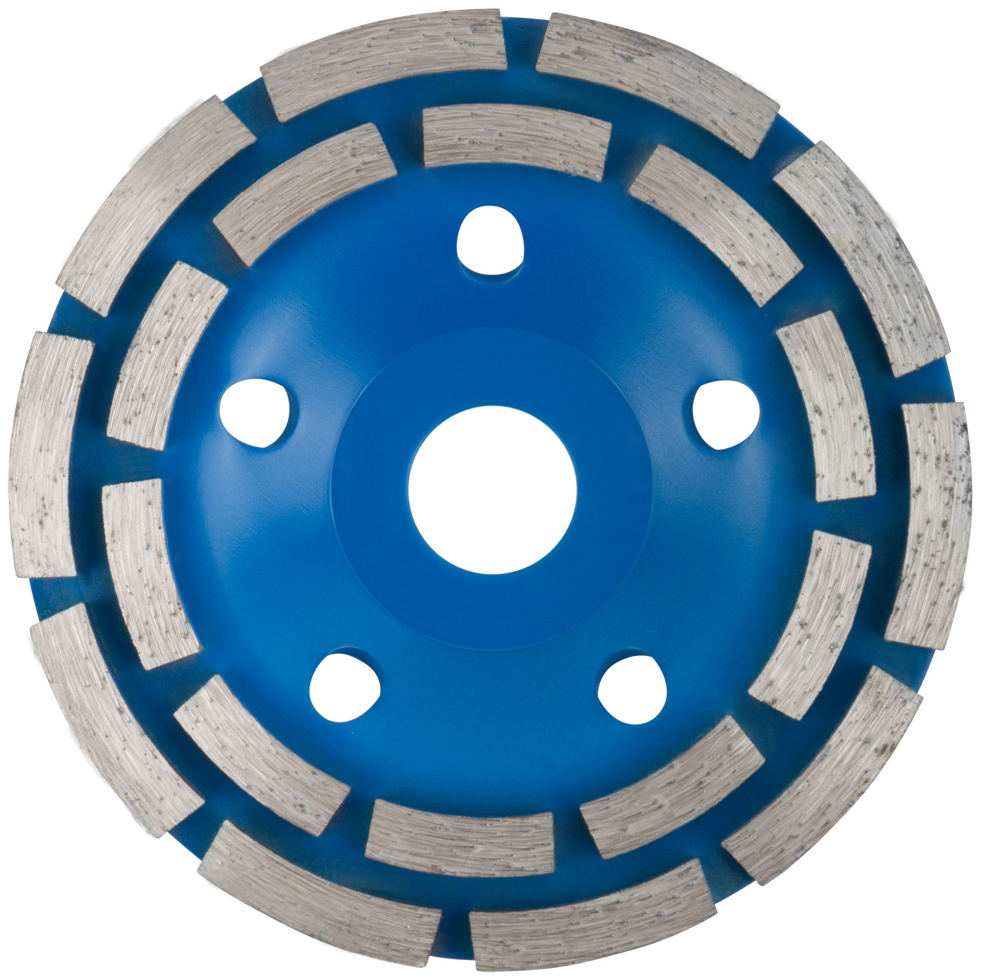 Диск алмазный шлифовальный, посадочный диаметр 22,2 мм, два ряда сегментов 125 мм (39518М)