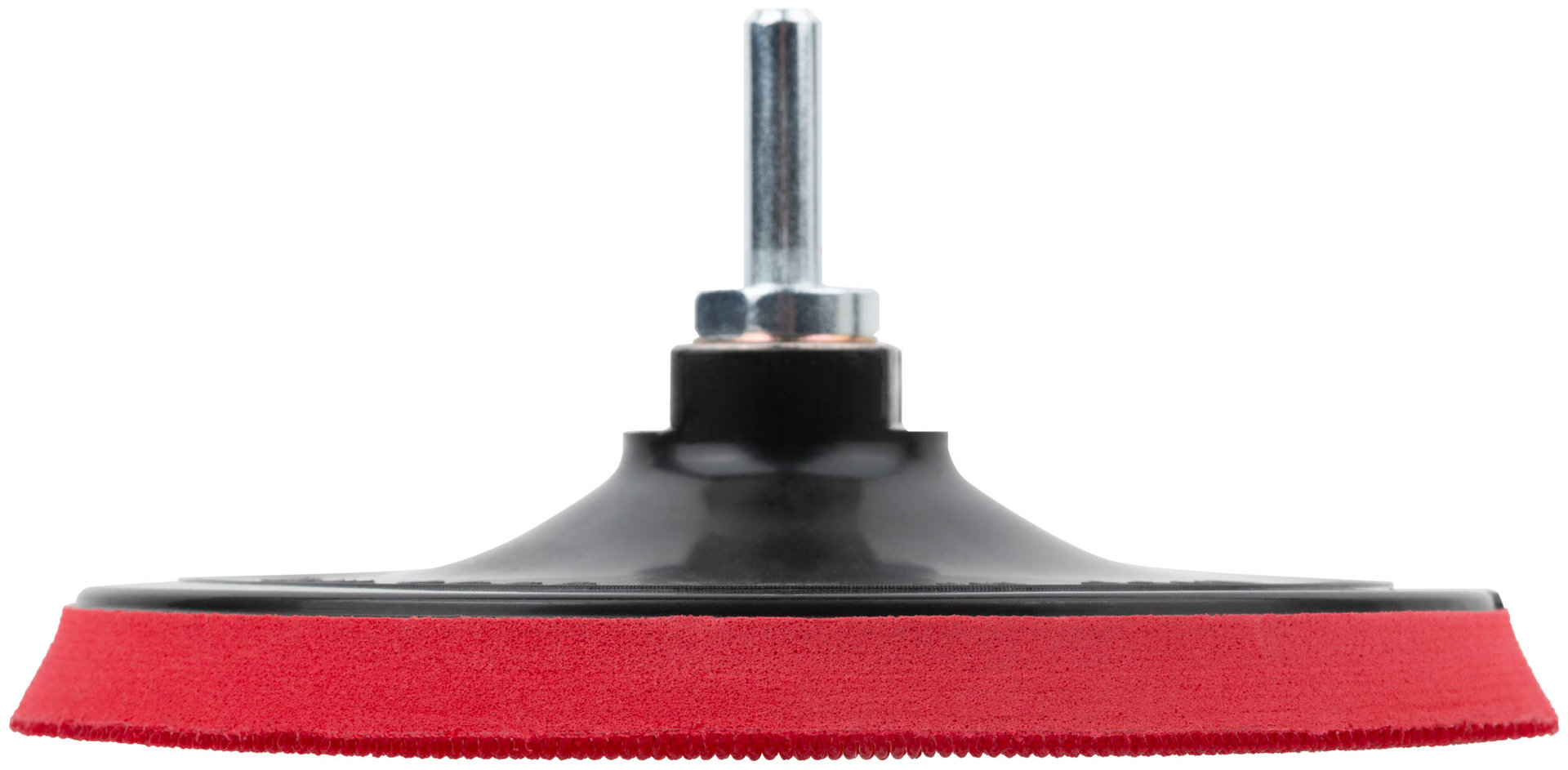 Диск шлифовальный с липучкой, гайка М14 + переходник для дрели, 150x10 мм (39622)