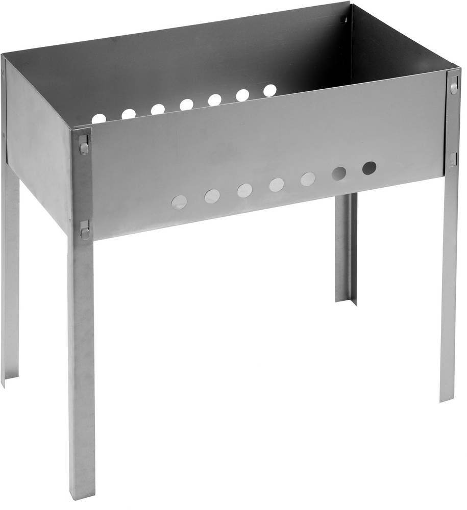 Сборный мангал Barbecue, 400 х 250 х 400 мм, в коробке GRINDA 427781