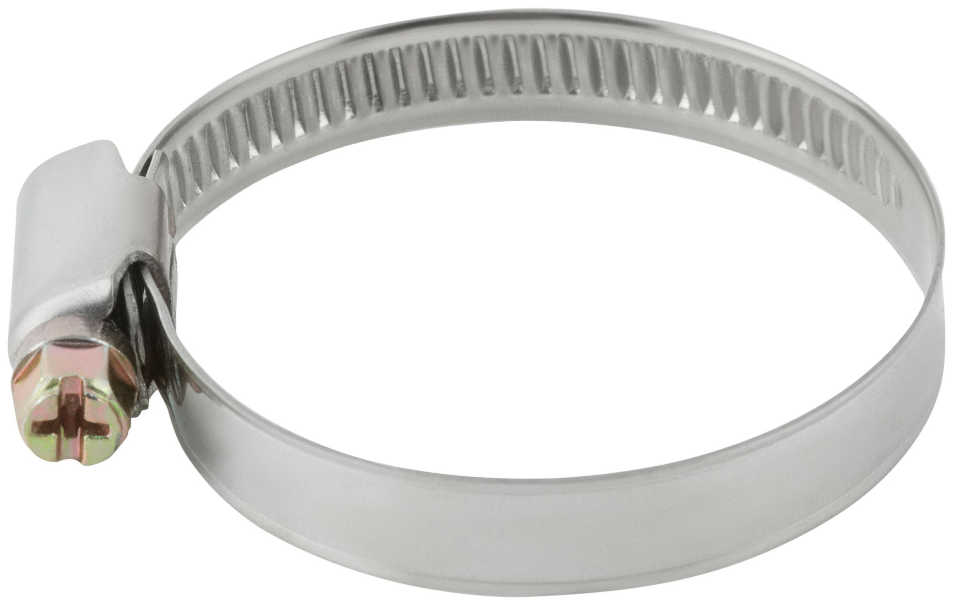 Хомут обжимной (нержавеющая сталь со сваркой) 32-50 мм (64284)