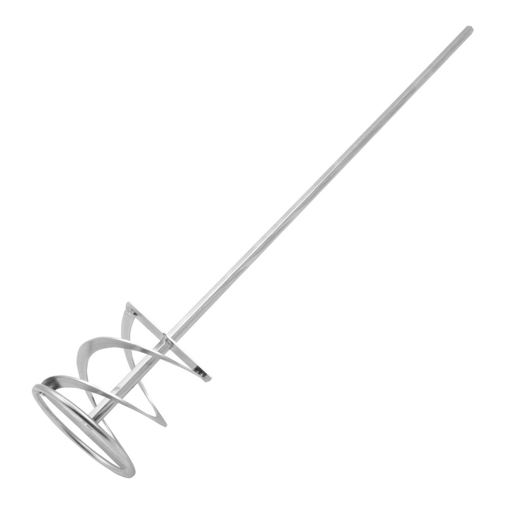 Миксер для красок и штукатурных смесей, 100 х 600 мм, оцинкованный, шестигранный хвостовик 10мм Denzel (848457)