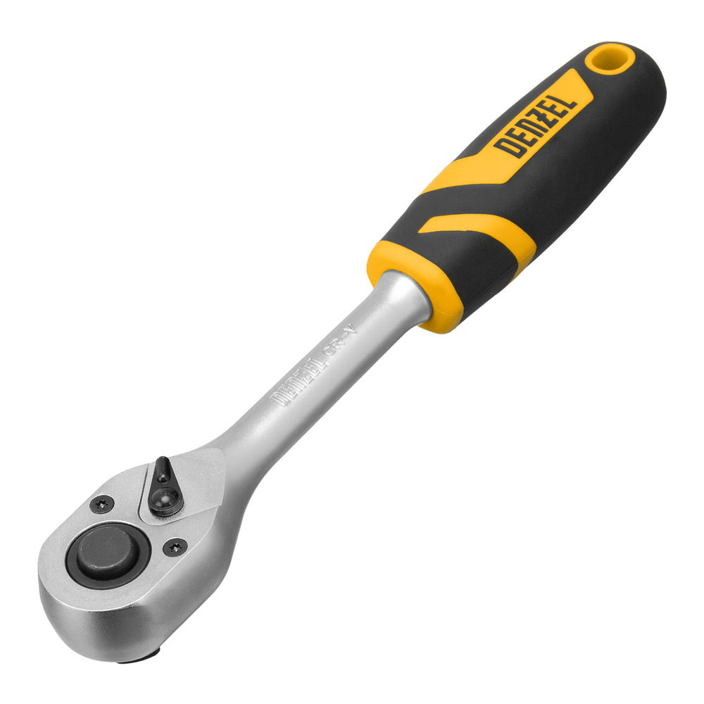 Набор инструментов, 1/2, 3/8, 1/4, CrV, S2, пластиковый кейс, 232 предмета Denzel