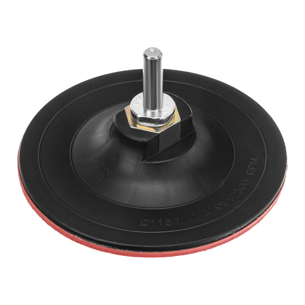 Насадка для дрели и УШМ с липучкой, 115 мм, твердая Matrix (76229)