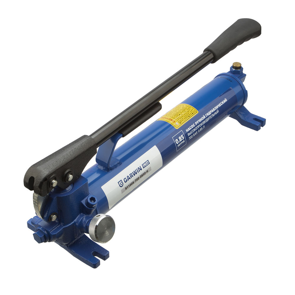 Насос ручной гидравлический высокопроизводительный 700 бар; 0, 85 л, GARWIN INDUSTRIAL, 811006-700-0850-H