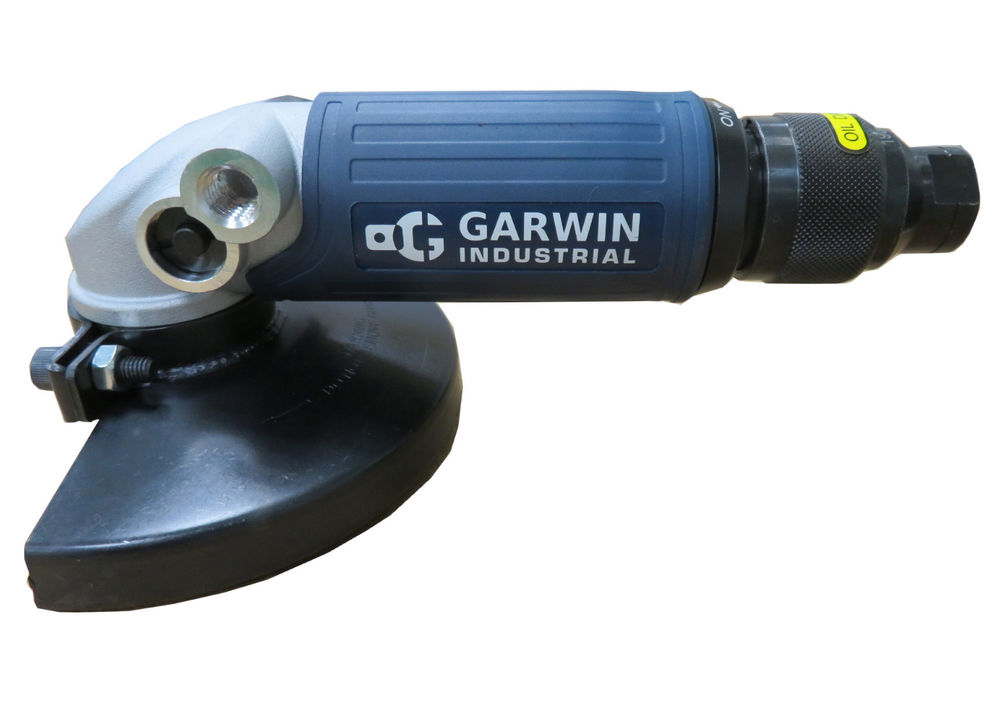 Пневматическая углошлифовальная машинка (УШМ) c поворотным вкл., 125 мм, 12000 об/мин., 1,2 л.с., промышленная, GARWIN INDUSTRIAL, 803017-12-20